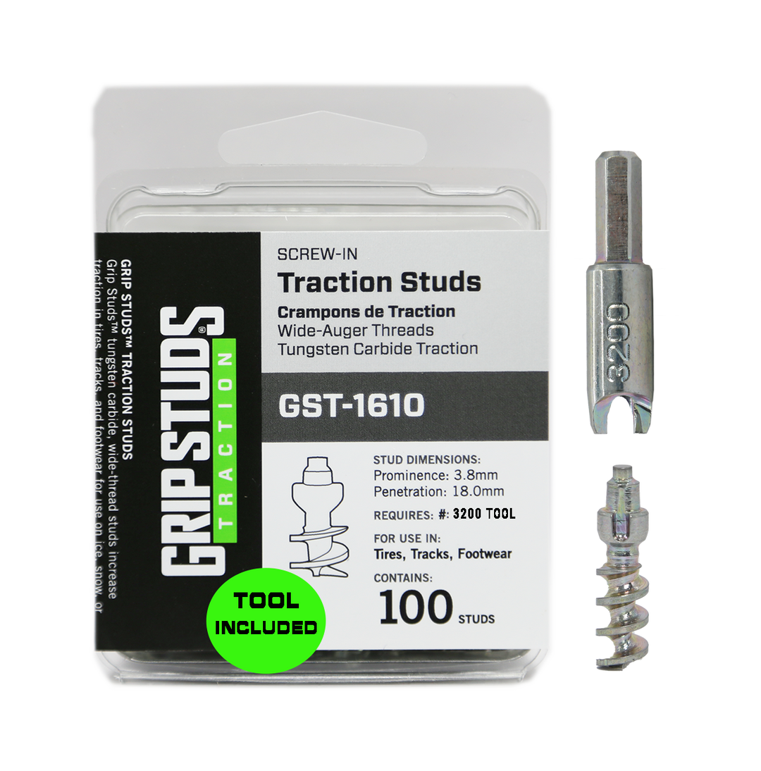 Snowmobile Track Studs | Model 1610 100 W/TOOL