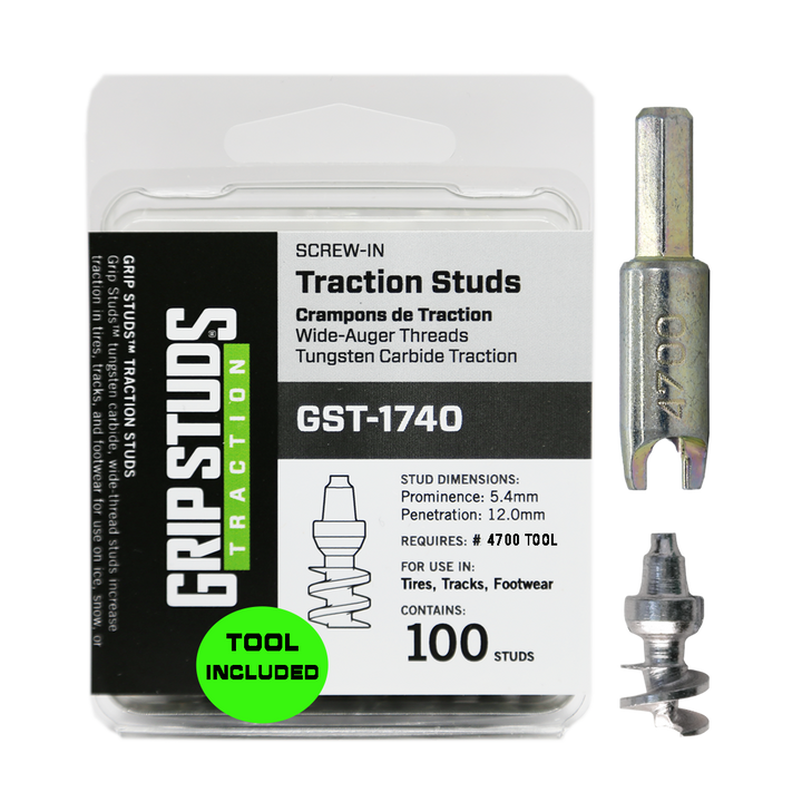 Front Dirt Bike Tire Studs | Model 1740 100 W/TOOL