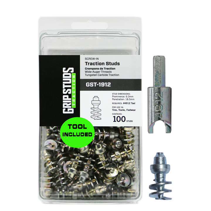 Large Tractor Tire Studs | Model 1912 100 W/TOOL